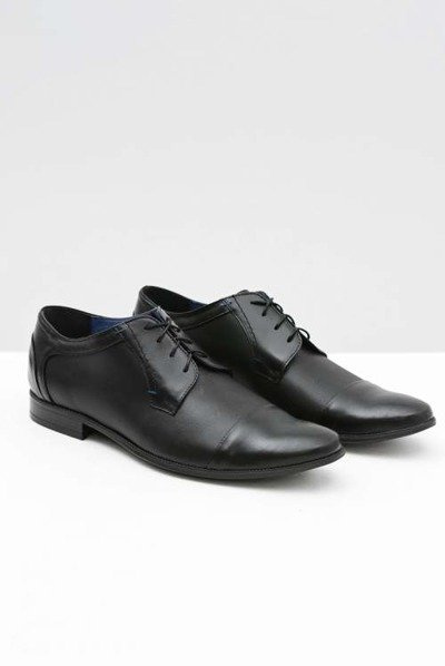 Demi-bottes Leopoldo Business en cuir pour hommes, noires