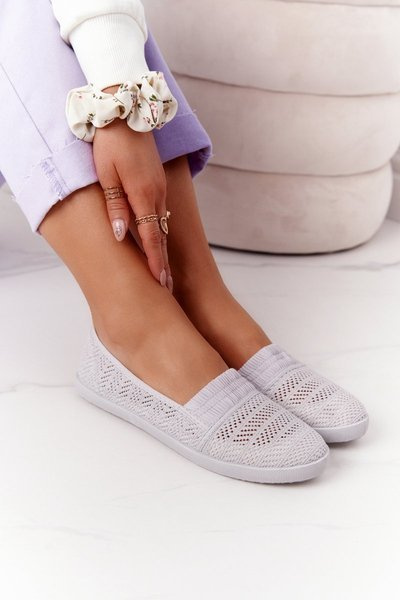 Openwork Slip-On Tennis Slip-On Grau Chillout