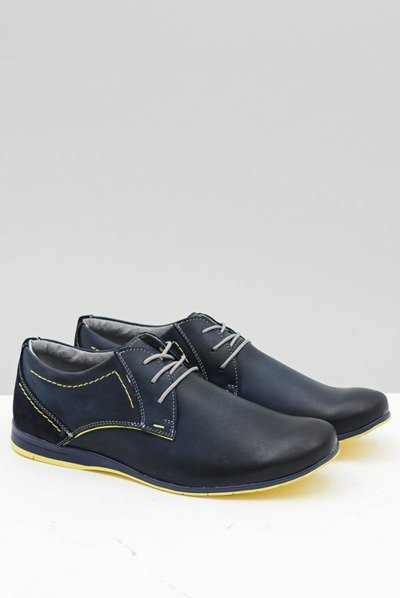 Demi-bottes Badoo décontractées pour hommes bleu marine