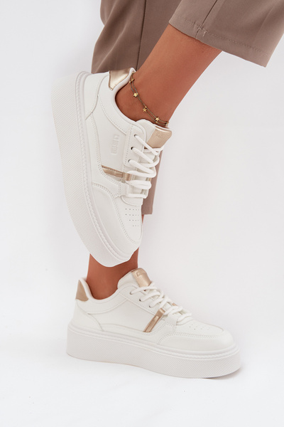 Női Platformos Sneakers Big Star SS274359 Fehér