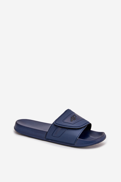 Vyriški Šlepetės Su Velcro 4FMM00FFLIM091-31S Tamsiai Mėlynos