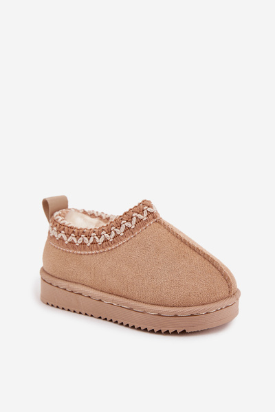 Bottes De Neige Bottines Enfant Sur Plateforme Isolées Avec Fourrure Beige Vilabria