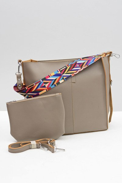 Women's Large Tasche Taupe