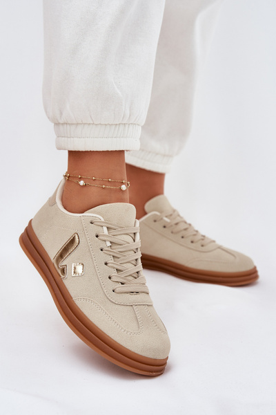 Women's Eco Suede Sneakers Beige Micca