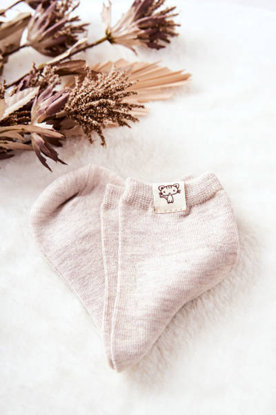 Kids' socks With Cat Beige