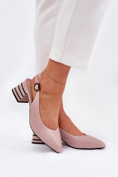 Sandales Femme À Talons Avec Embouts Pointus Vinceza 62217 Rose Sale