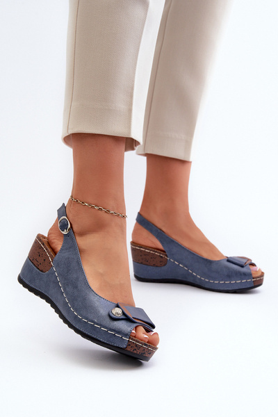 Sandale Ușoare Comfort Shoe Albastre Efravia