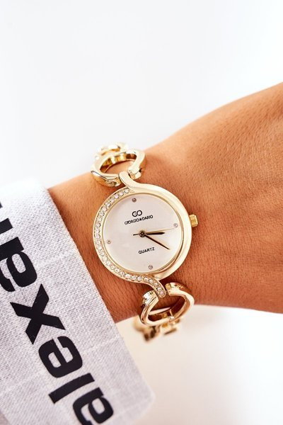 Watch On Bracelet With Cubic Zirconia Giorgio & Dario Gold