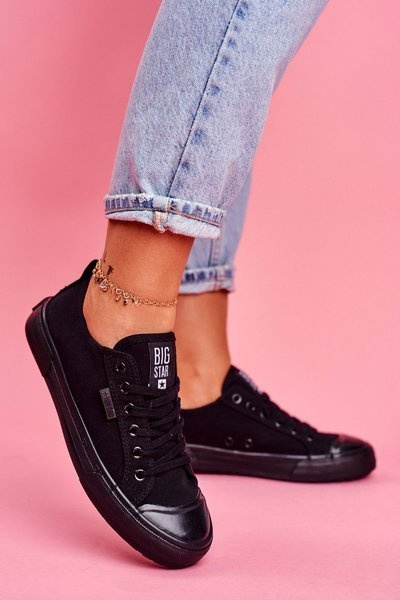 Damen Turnschuhe Big Star Schwarz FF274A080