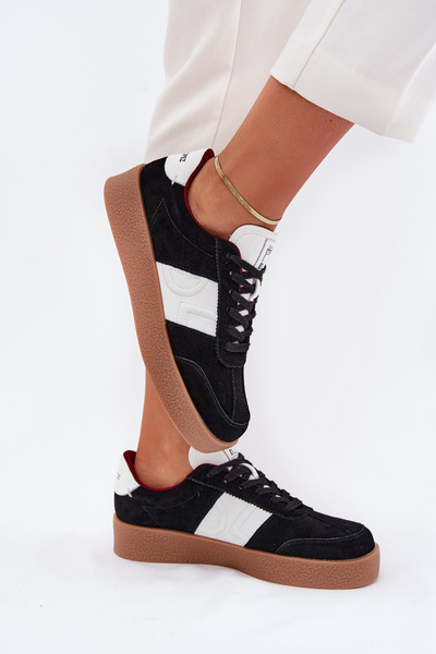 Suede Moteriški Sneakers Daniel Lopez Just Dare SS2D4021 Juodi