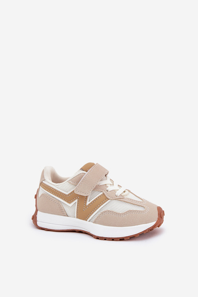 Adidași Copii Cu Velcro Bej Tezzu
