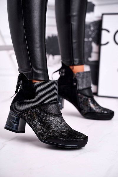 Bottes Femme Maciejka Warm Cuir Marine Foncé 03790-20