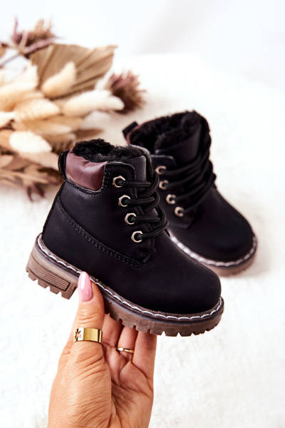 Bottines d'échauffement Trapper Enfant Black Royals