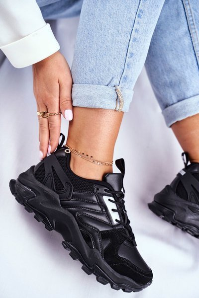 Női sportcipő cipők Big Star fekete GG274981