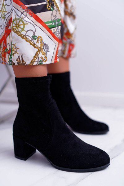 Cizme de primăvară cu căldură pentru femei Sergio Leone Slip-on Black Likestar