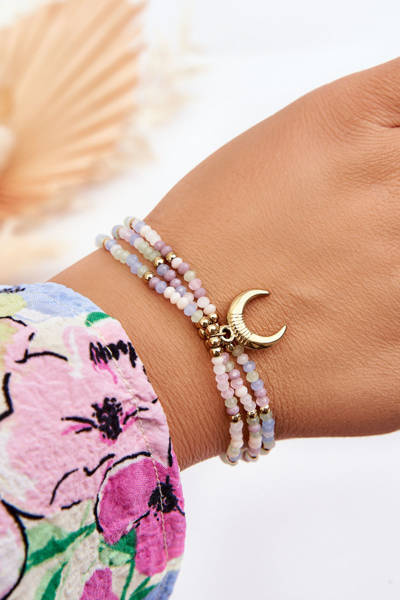Triple Moon Armband für Damen Mehrfarbig