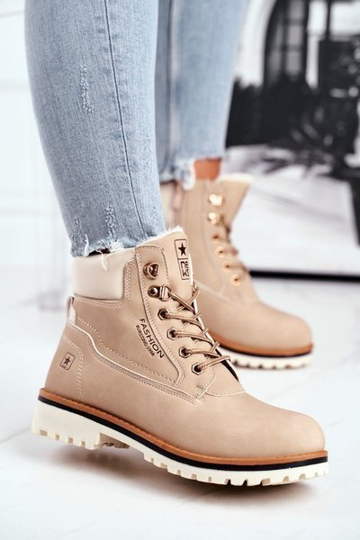Bottines femme Timbers beige chaud Tiempo