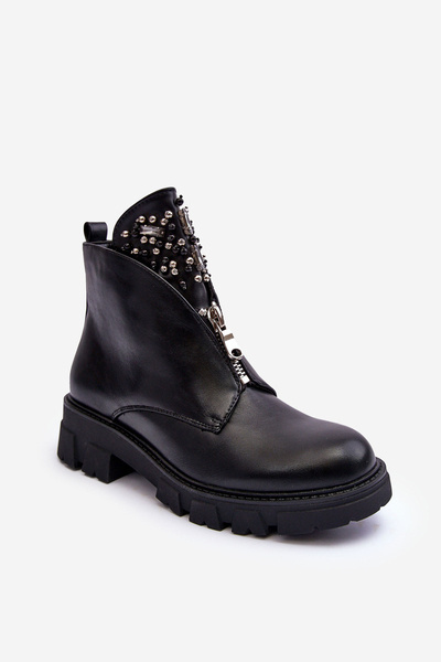 Botine femei Escika negru