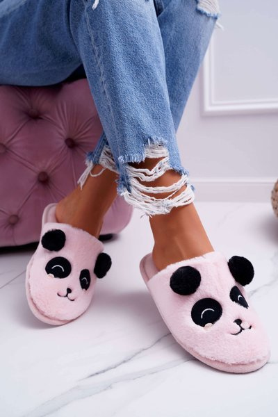 Doamnelor faux blănie pandy roz fimeo