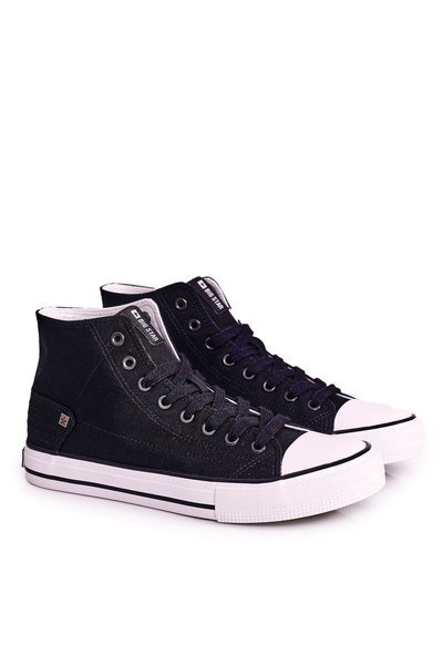 Men's Classic High Sneakers Big Star DD174249 Negru