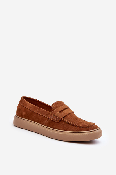 Pantofi barbati din piele Zazoo 1566 Maro