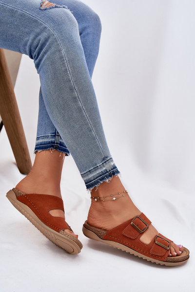 Damen Präventive Pantoletten Inblu AA000068 Orange