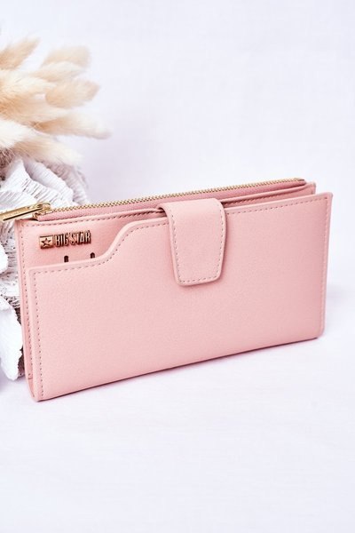 Leather Wallet Big Star HH674011 Pink
