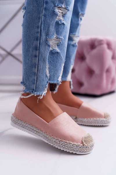 Espadrilles Femme Rose Carian