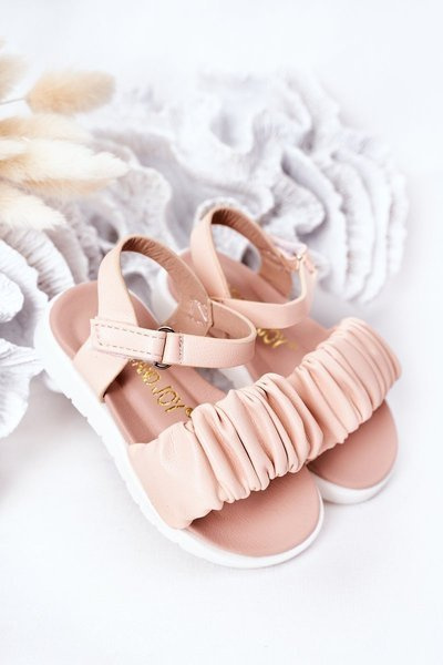 Sandales Velcro Enfant Rose Aimy