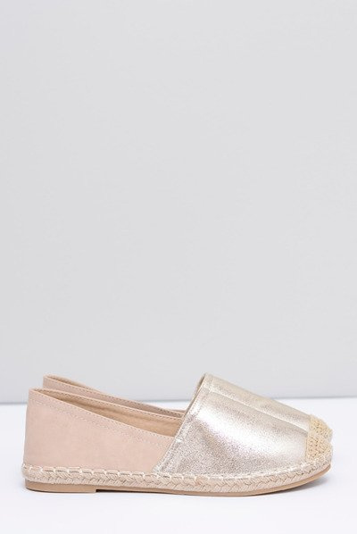 Gold Women's Slip-on Espadrilles Paoli