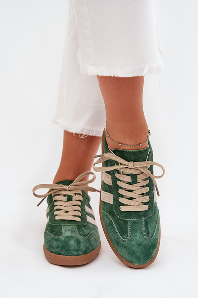 Adidași Din Suede Femei Verzi Sirella
