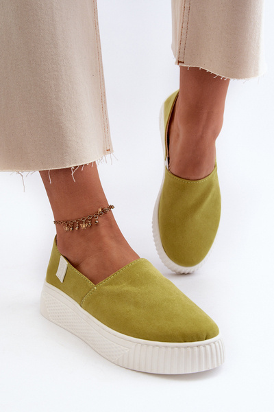 Baskets à plateforme pour femmes NN276008 Système de mousse à mémoire de forme Lime