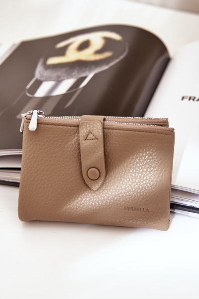 Portefeuille Éco Cuir Femme Beige Bronica