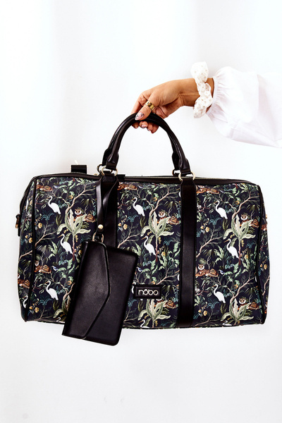 Grand sac de voyage NOBO M3150-CM13 Animaux Bleu marine