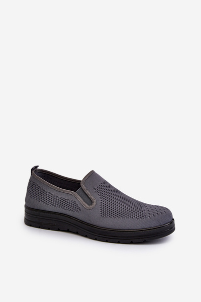 Teniși barbati slip-on gri Nomiji