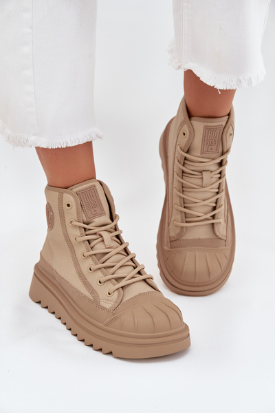 High Women’s Sneakers Insulated Big Star OO274A356 Beige