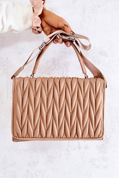 Gesteppte Brieftasche Beige Roselyn
