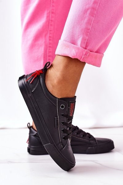Adidaje din piele pentru femei Big Star GG274161 Negru