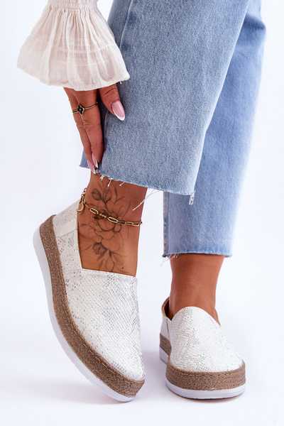 Odiniai Espadrilės Loafers Big Star LL276004 Balta