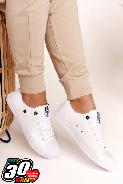 Adidaje clasice pentru femei Big Star AA274010 White