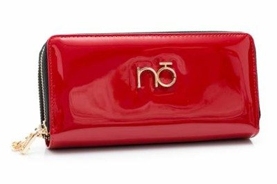 Large Women's Red Lacquered Nobo Wallet
