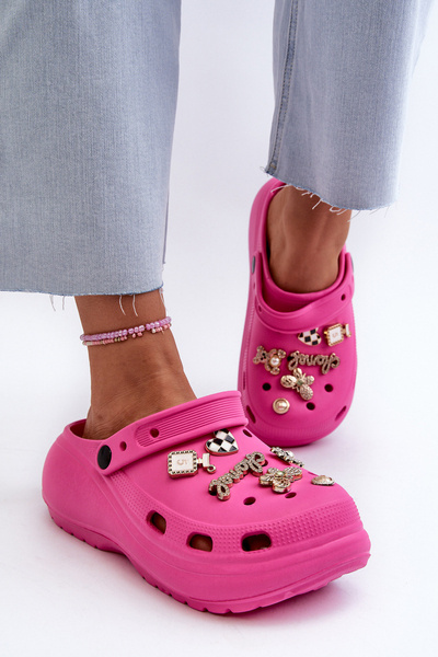Tongs Femme En Mousse Légère Sur Semelle Épaisse Accents Roses Fuchsia Effiora