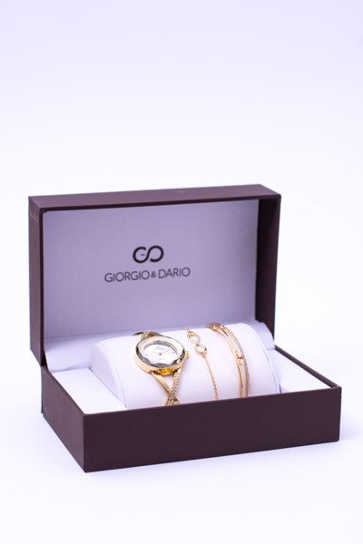Giorgio Dario Set Gold Uhrenarmbänder