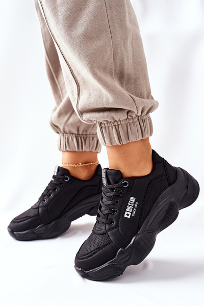 Chaussures de sport pour femmes en mousse à mémoire de forme Big Star II274356 noir