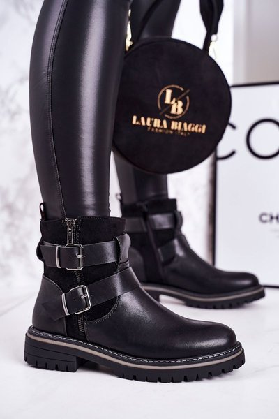 Women's Warm-up Worker Stiefel Schwarz Intensity