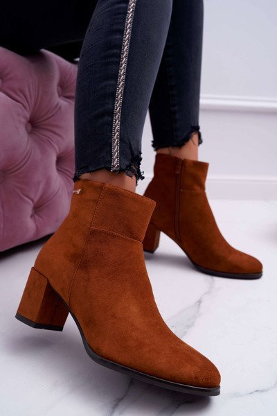 Women's Heeled Boots Sergio Leone Camel BT522