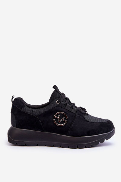 Pantofi de sport pentru femei Pantofi sport negri Aisha