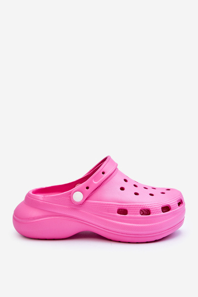 Papuci de spumă pentru femei Crocs coline roz închis