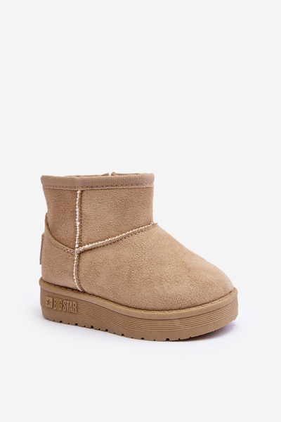 Bottes Zippées Isolées Enfant Beige Big Star MM374098