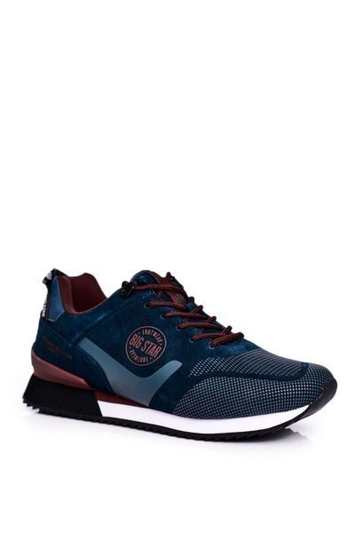Chaussures de sport pour hommes, baskets Big Star vertes GG174549